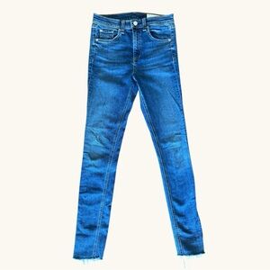 Rag & Bone Blue Women's Skinny Jeans High Waist